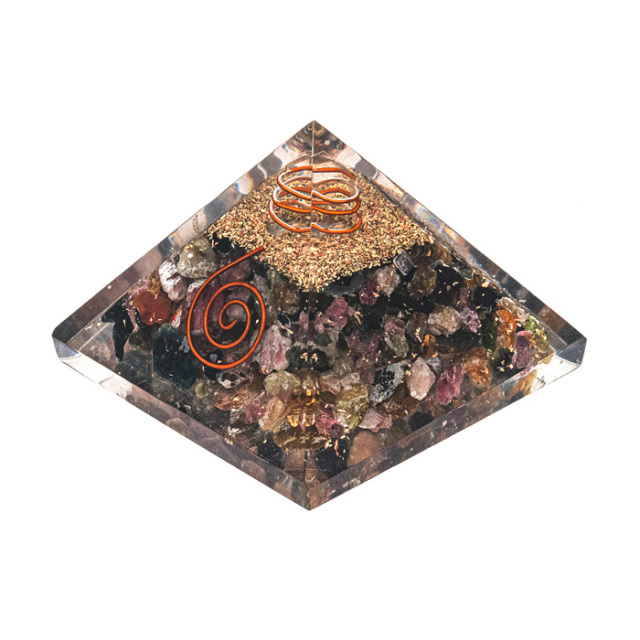 ピラミッド オルゴナイト （マルチトルマリン） （アソート） No.35