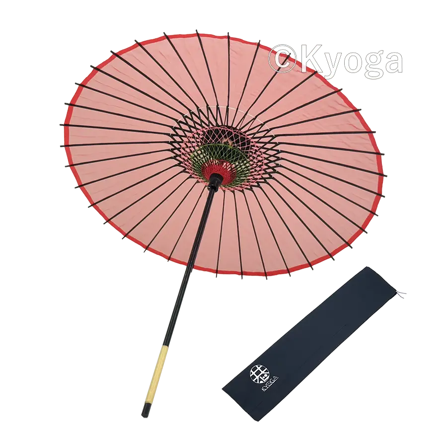 かえる「新品、未使用」貴重 2本継ぎ 和傘 継柄 踊り傘 絹傘 絹傘