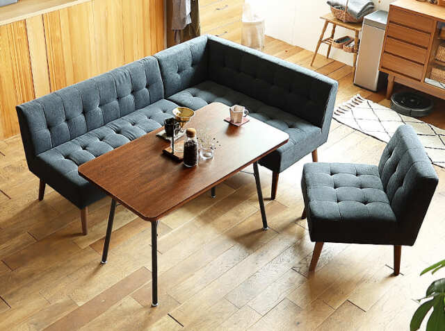 1人掛けソファー mild（ミルド）ディープブルータイプ｜北欧