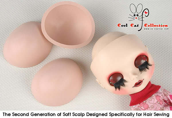 ネオブライス用ソフトラバースカルキャップ（頭皮）2個セット