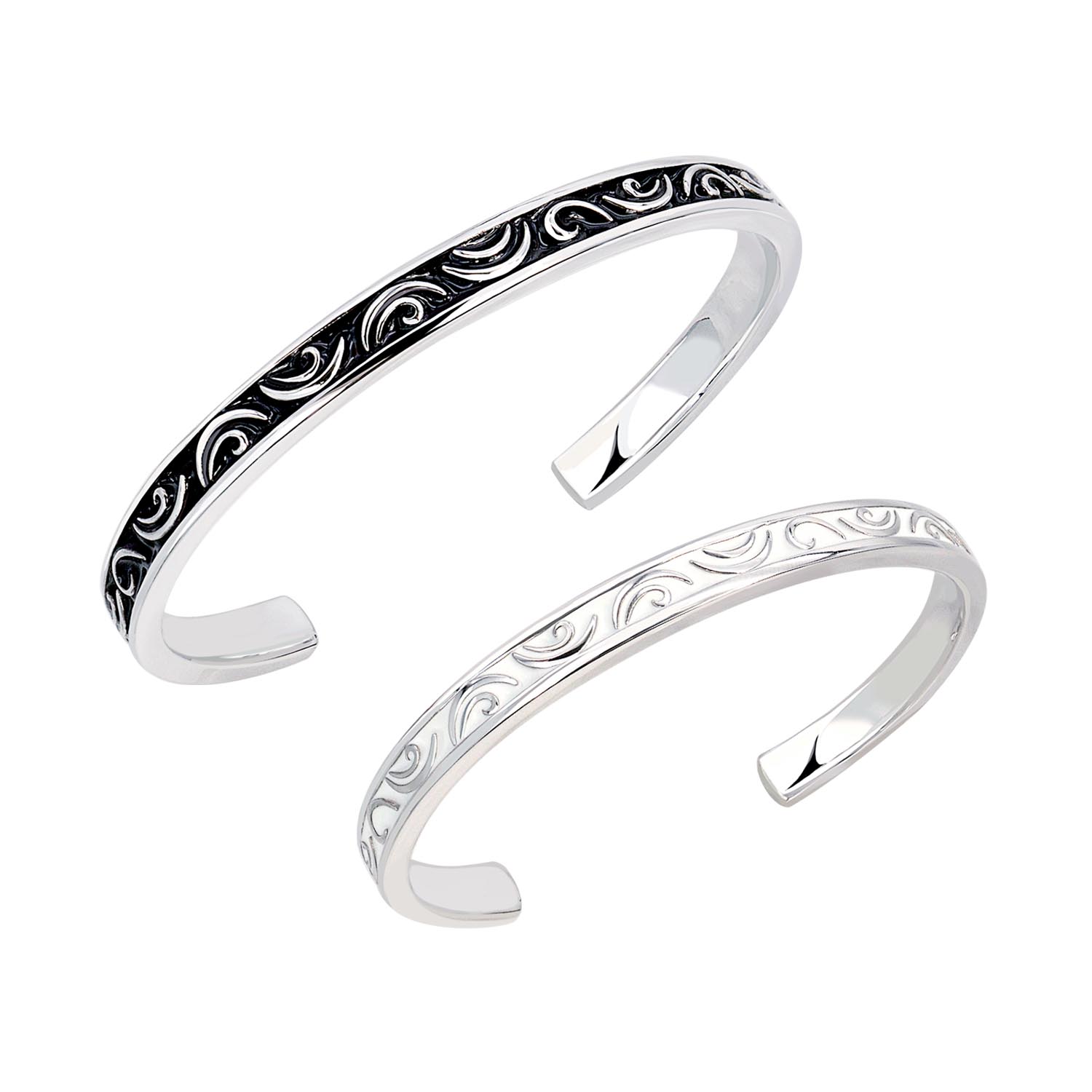 ペアバングル シンプル デザイン [ PAIR Label ]b14012-p