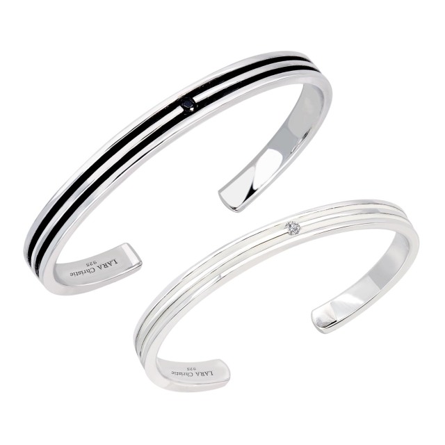 ペアバングル シルバー925 sv925 銀 オリンピア b3049-p