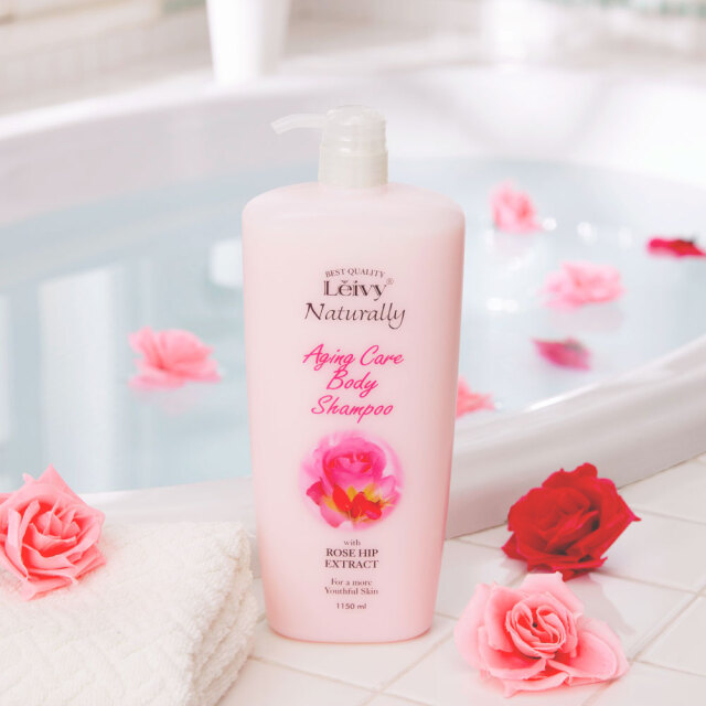 レイヴィーボディシャンプーローズヒップ1150ml｜Leivy Naturally