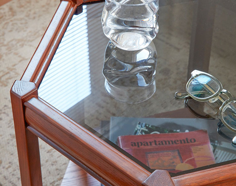 ACME FURNITURE アクメファニチャー BROOKS HEXAGON TABLE linoleum