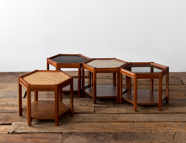 ACME FURNITURE アクメファニチャー BROOKS HEXAGON TABLE linoleum