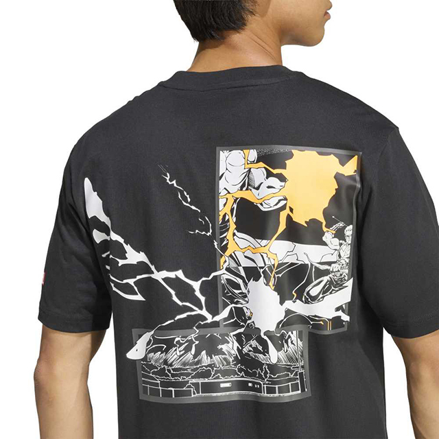 オールブラックス x MARVEL コットンTシャツ