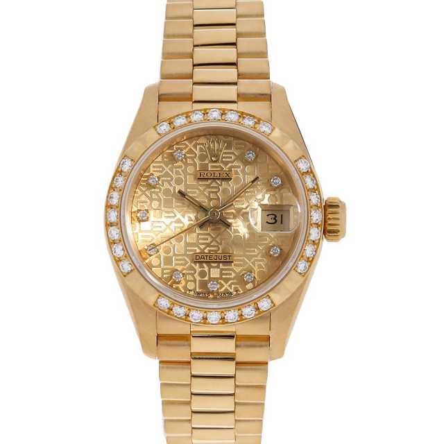 69268G シャンパン ROLEX（ロレックス）デイトジャスト ピラミッド