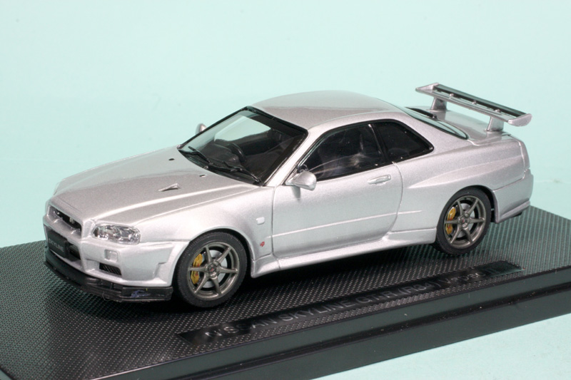 エブロ 1/43 ニッサン スカイライン GT-R R34 Vスペック2 シルバー