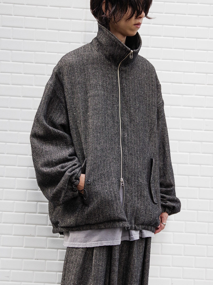 2025AW】VOAAOV (ヴォアーブ) WOOL LINEN HERRINGBONE Blouson