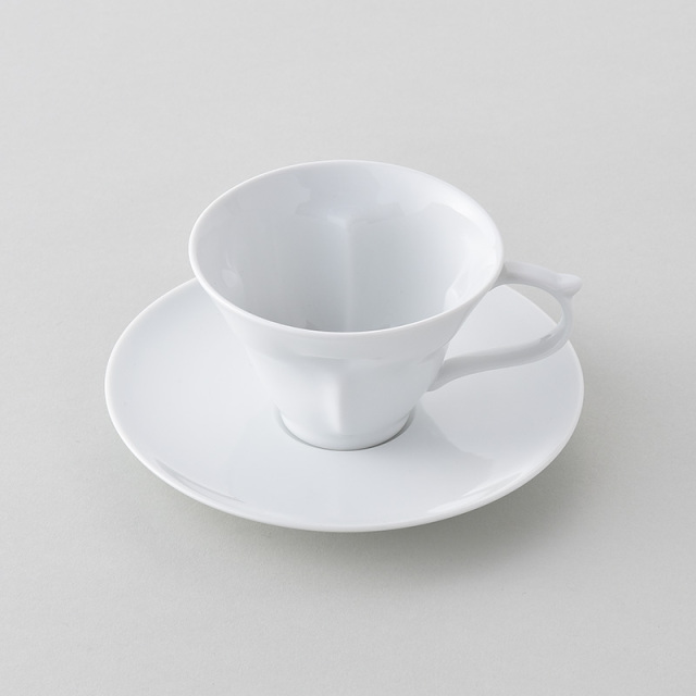 水晶ストーリー カップ＆ソーサー 水晶彫の丹心窯