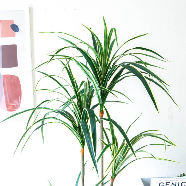 人工 観葉植物 フェイク グリーン ユッカ H約155cm 店舗 装飾 開店
