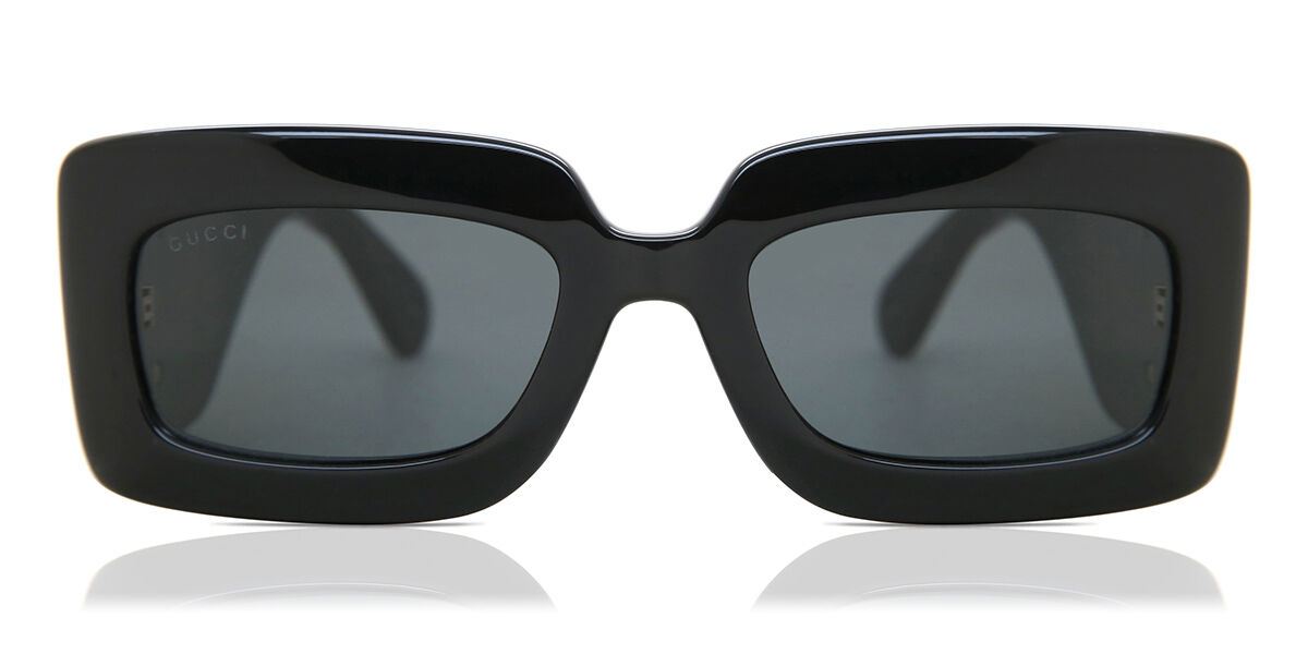 Gucci GG0811S 001 Rectangle Black Sunglasses | SmartBuyGlasses US
