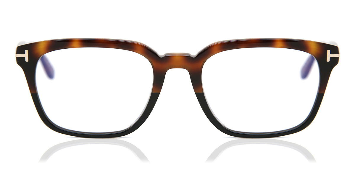 Tom Ford FT5626-B 056 Blue-Light Block Tortoise Eyeglasses
