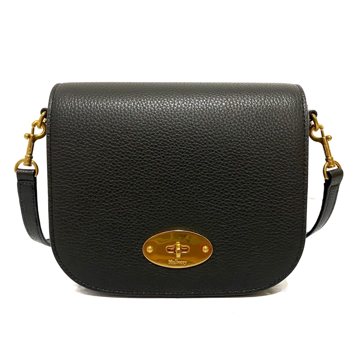 マルベリー/ショルダーバッグ/スモールダーリーサッチェル/黒/グレイン