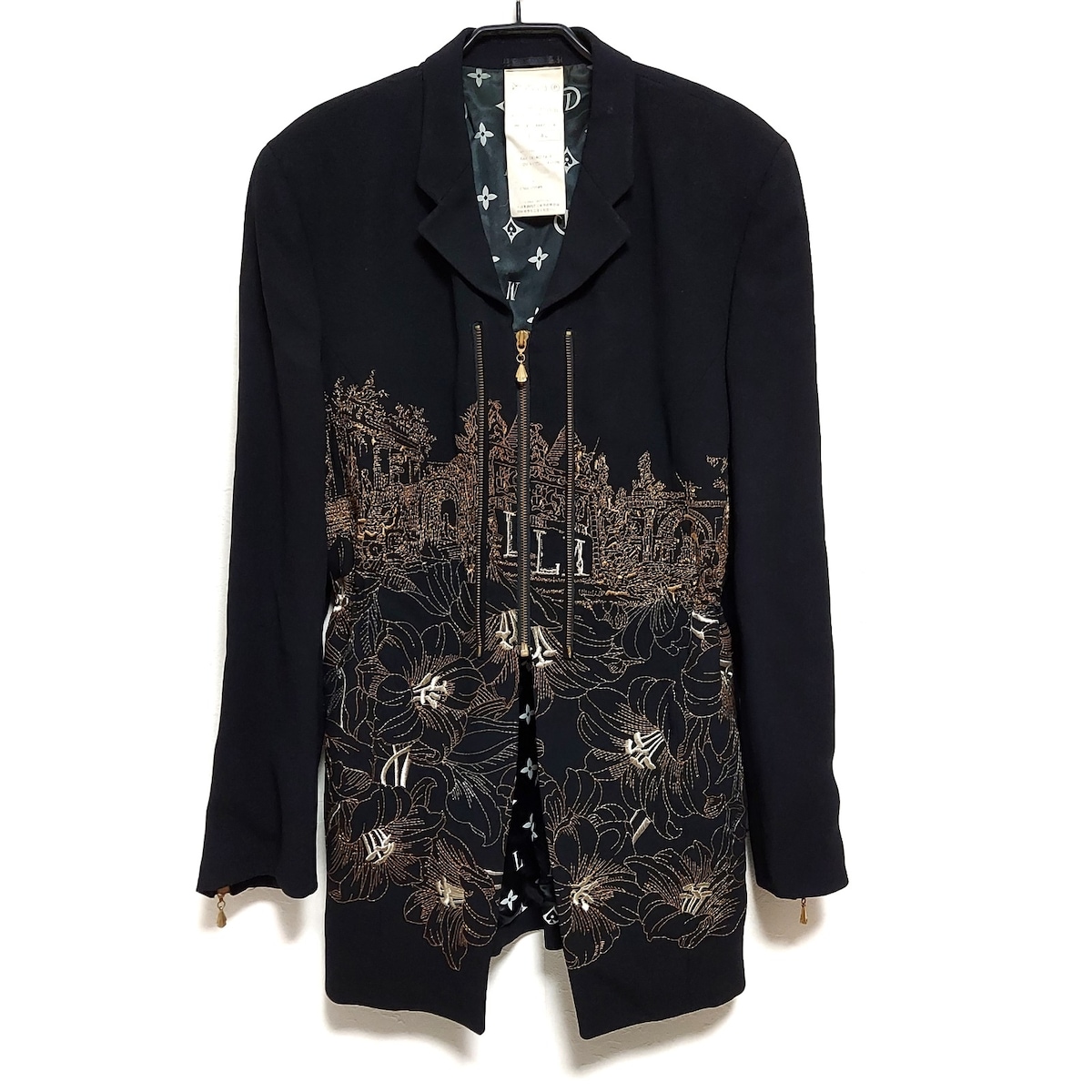 ルナマティーノ/コート/黒×ゴールド×シルバー/サイズ：Mの買取実績