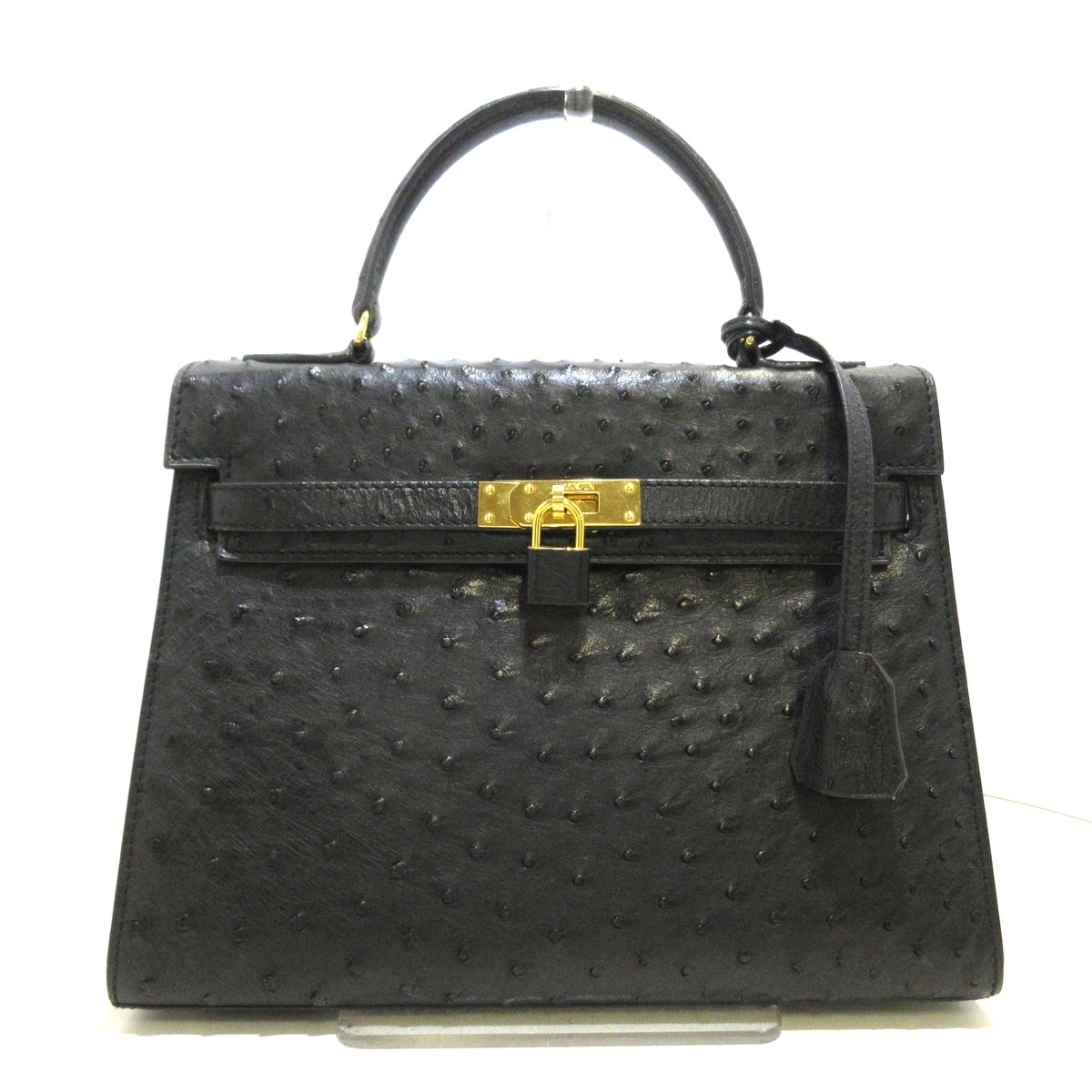 クワンペン/ハンドバッグ/黒/オーストリッチの買取実績【ブランディア】