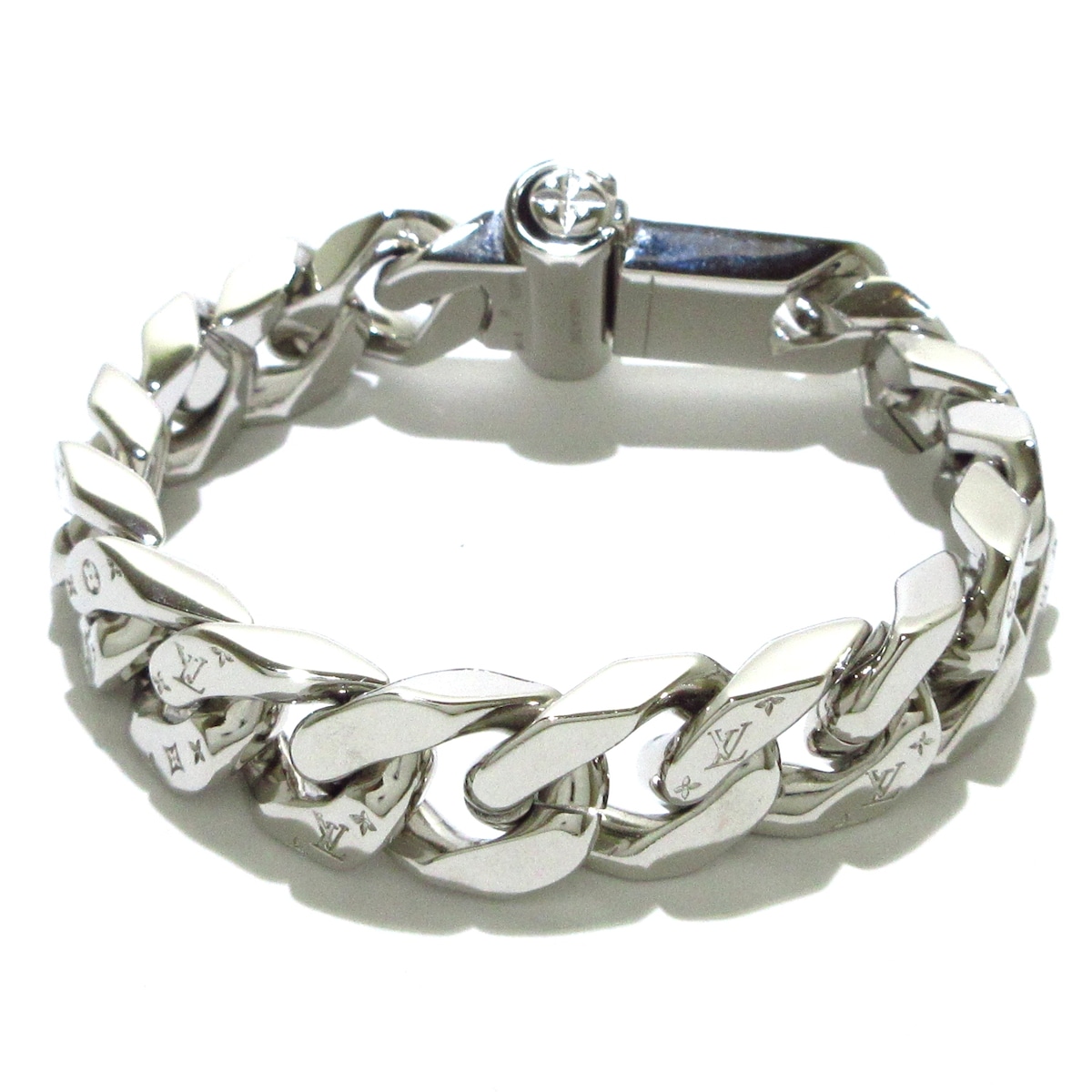 ルイヴィトン/ブレスレット/LVチェーンリンクスブレスレット/シルバー