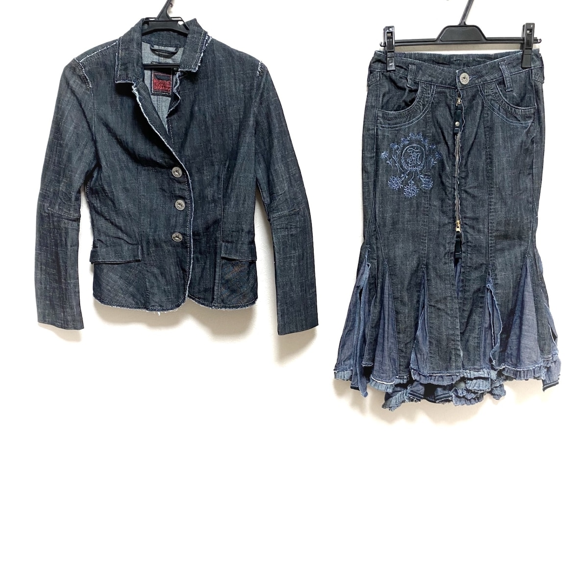 マリテフランソワジルボー/スカートセットアップ/ダークネイビー