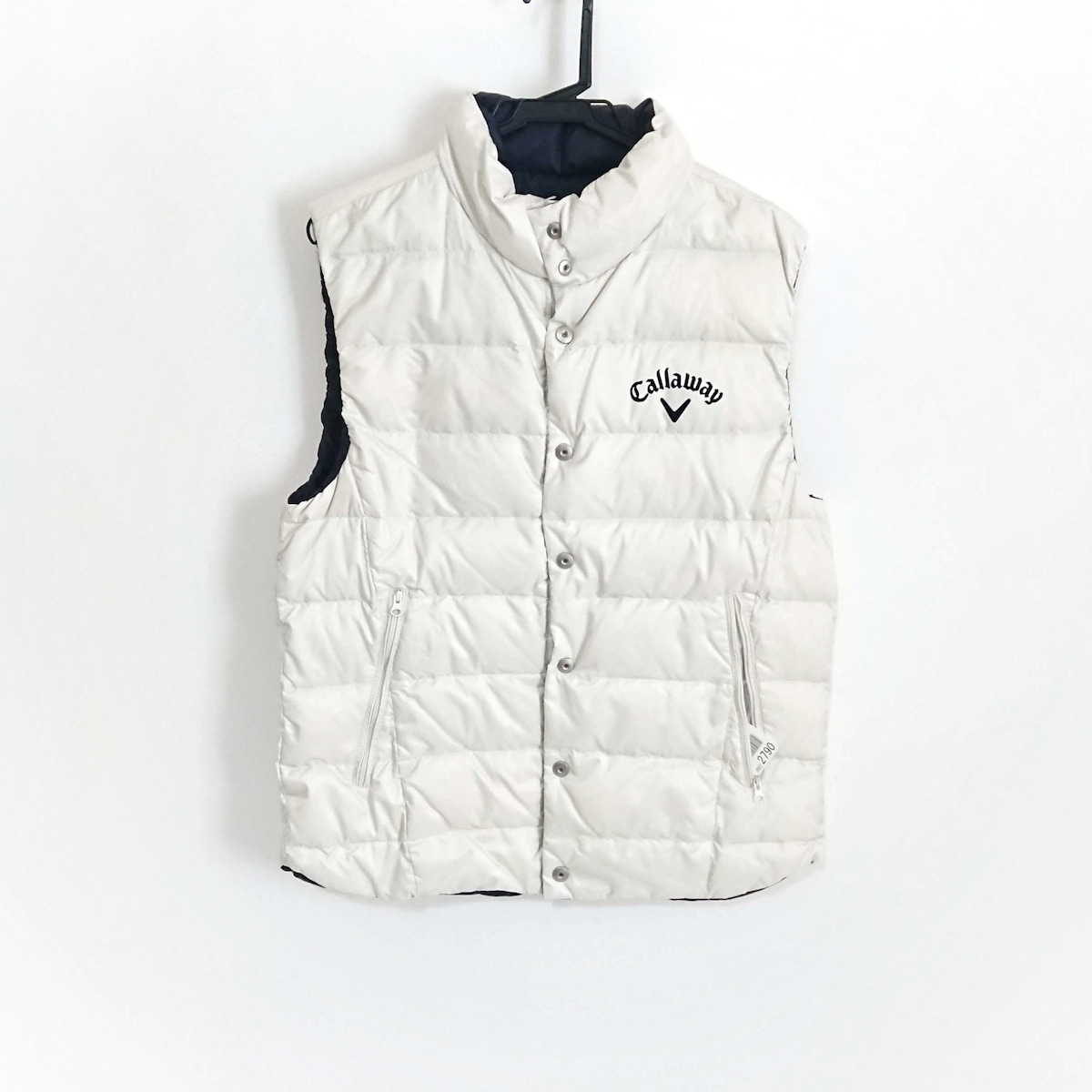 キャロウェイ/ダウンベスト/白×ネイビー/サイズ：Lの買取実績【ブラン