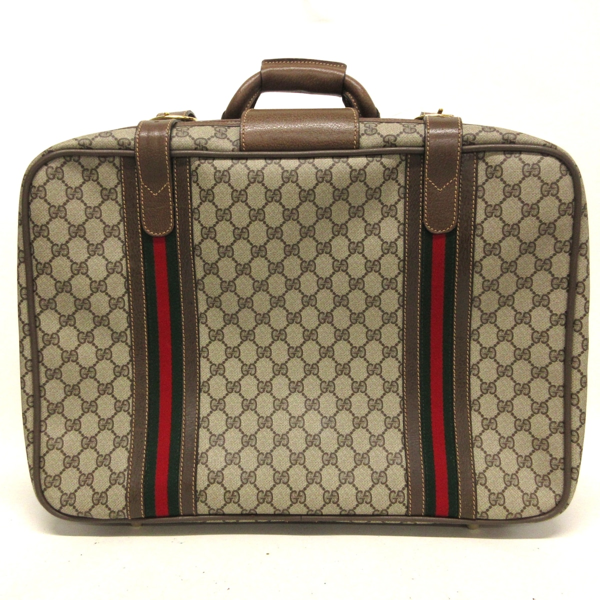 グッチ/トランクケース/オールドグッチ/シェリーライン/GG柄/ベージュ
