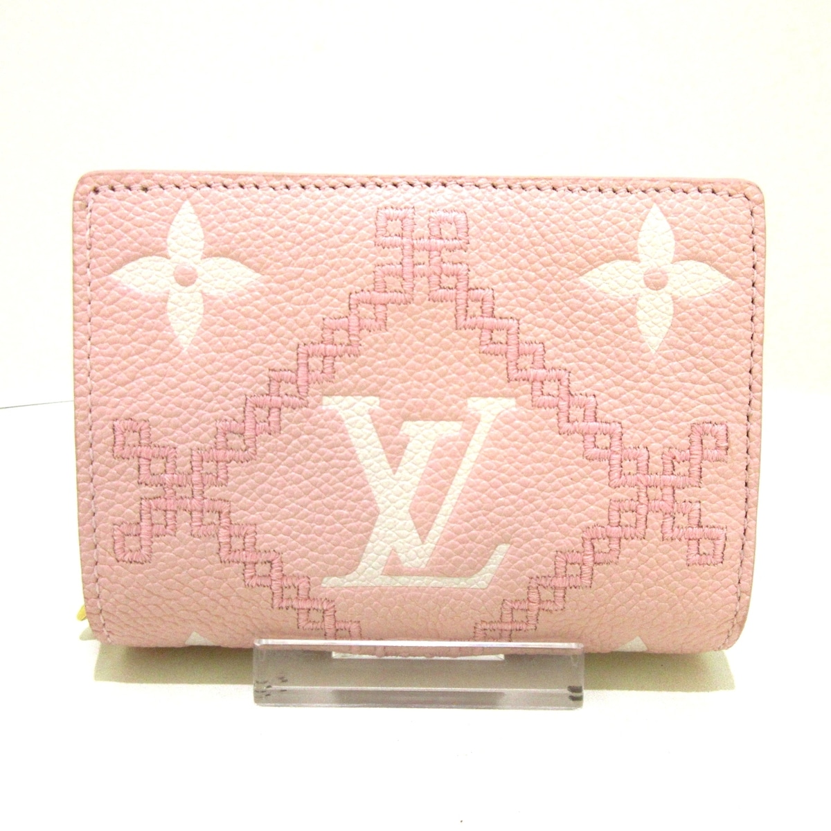 ルイヴィトン/2つ折り財布/ポルトフォイユ・クレア/ピンク/型番