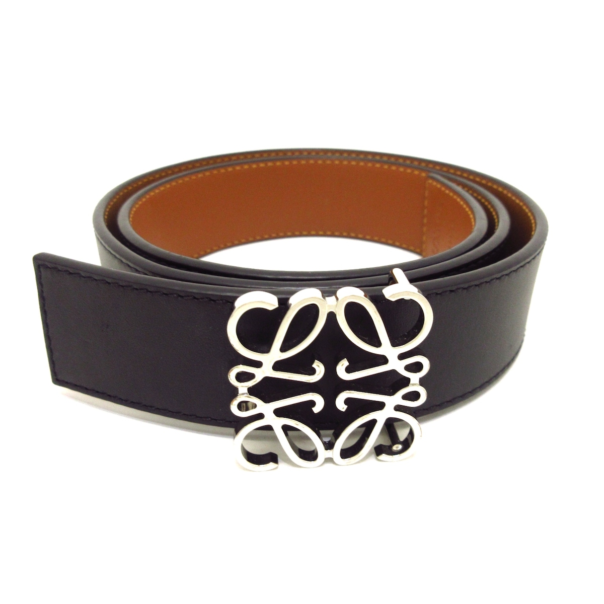 ロエベ/ベルト/黒×タン/サイズ：80/32の買取実績【ブランディア】