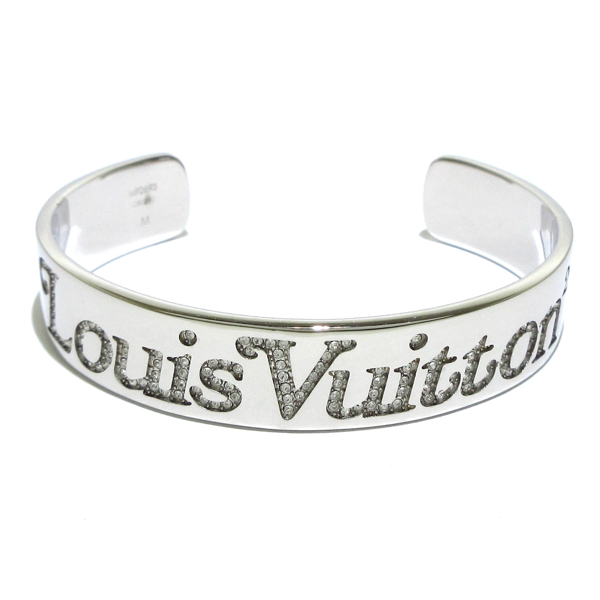 ルイヴィトン/バングル/ブラスレ・スクエアード LVストラス/シルバー