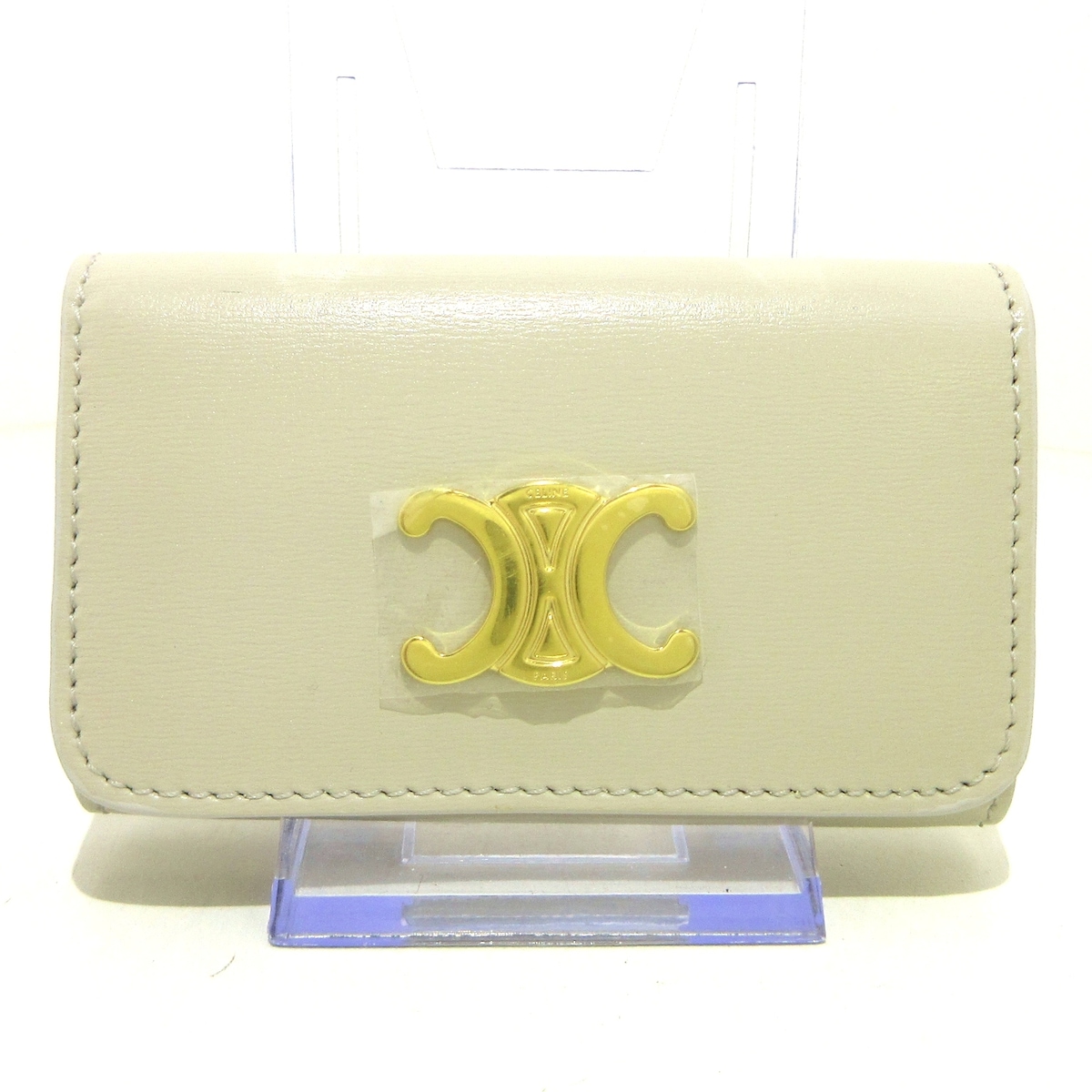 セリーヌ/キーケース/トリオンフ キーケース/ぺブル(グレージュ)/型番