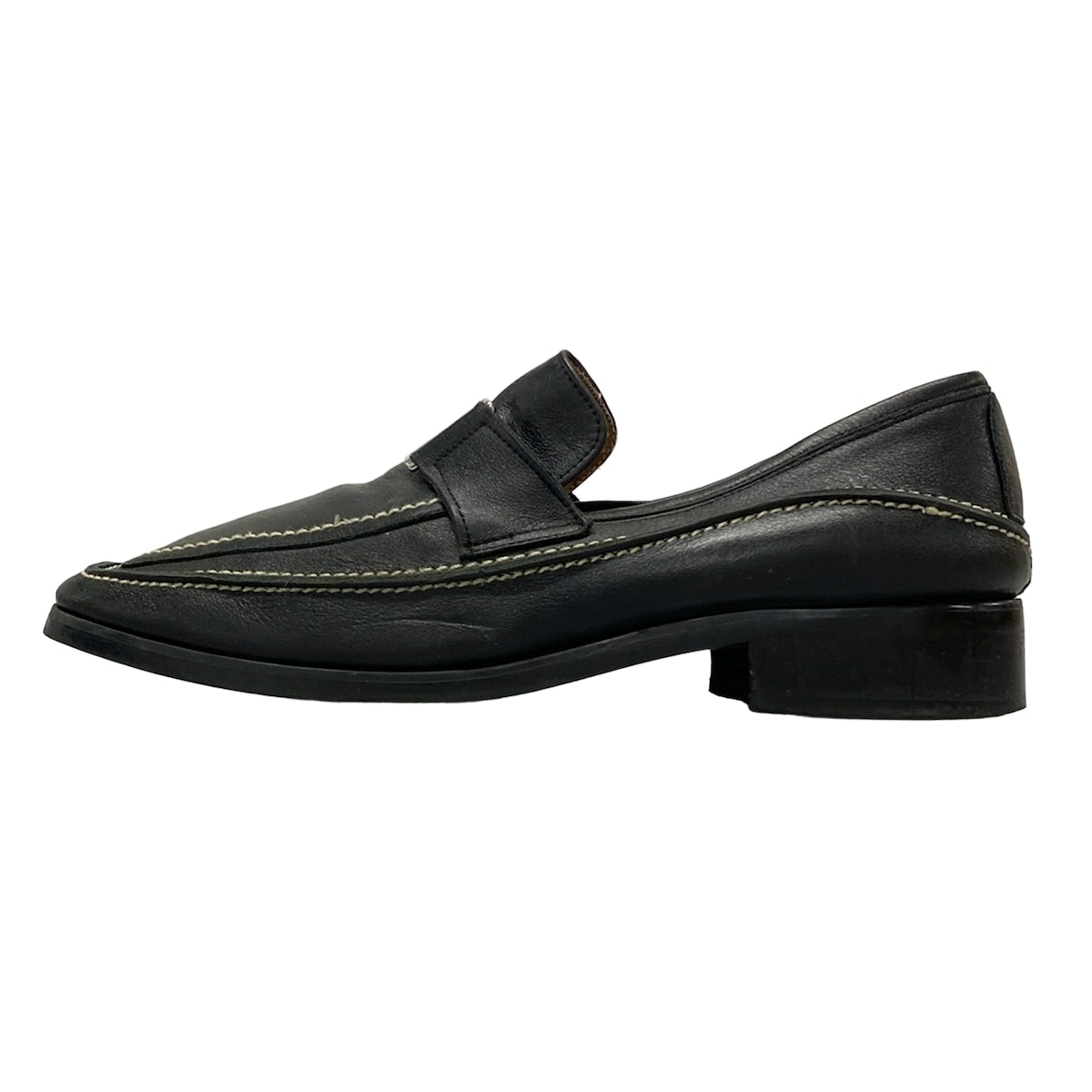 HERMES(エルメス) ローファー - 黒 H金具/シルバー金具 レザー