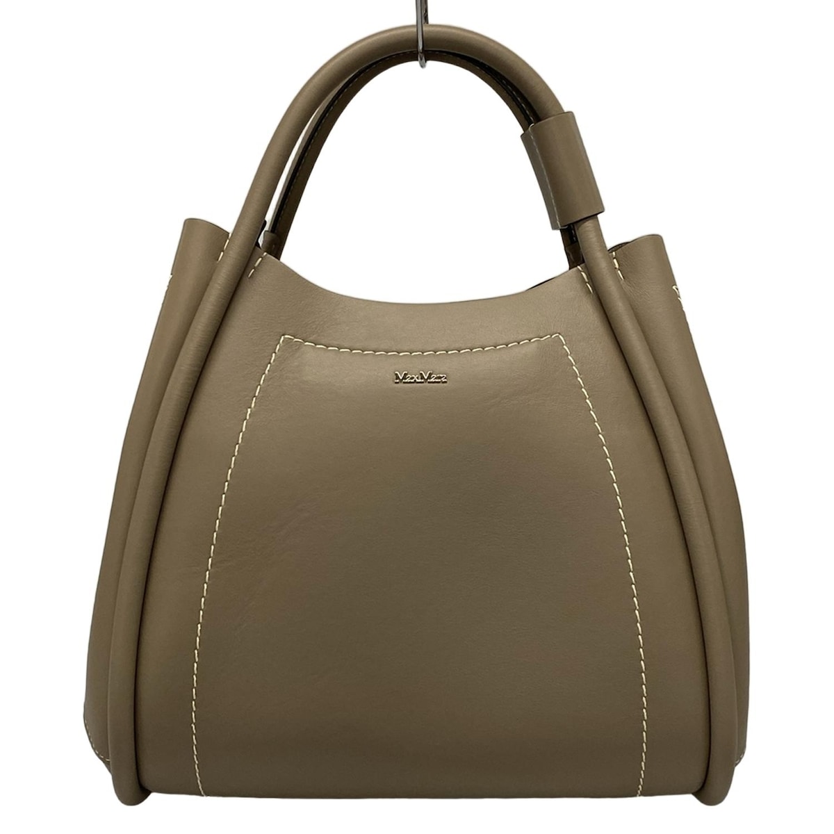 マックスマーラ/ハンドバッグ/マリン/グレーベージュ/レザーの買取実績