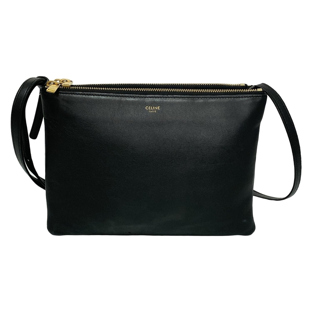 セリーヌ/ショルダーバッグ/トリオラージ/黒/レザーの買取実績【ブラン