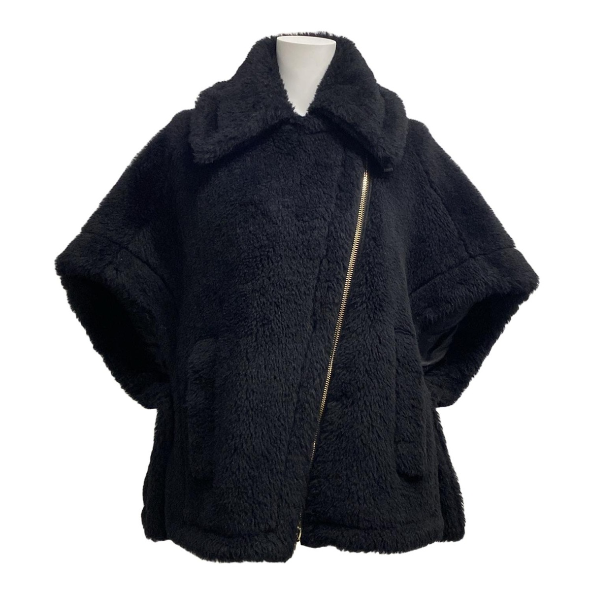 マックスマーラ/ポンチョ/黒/サイズ：SMの買取実績【ブランディア】