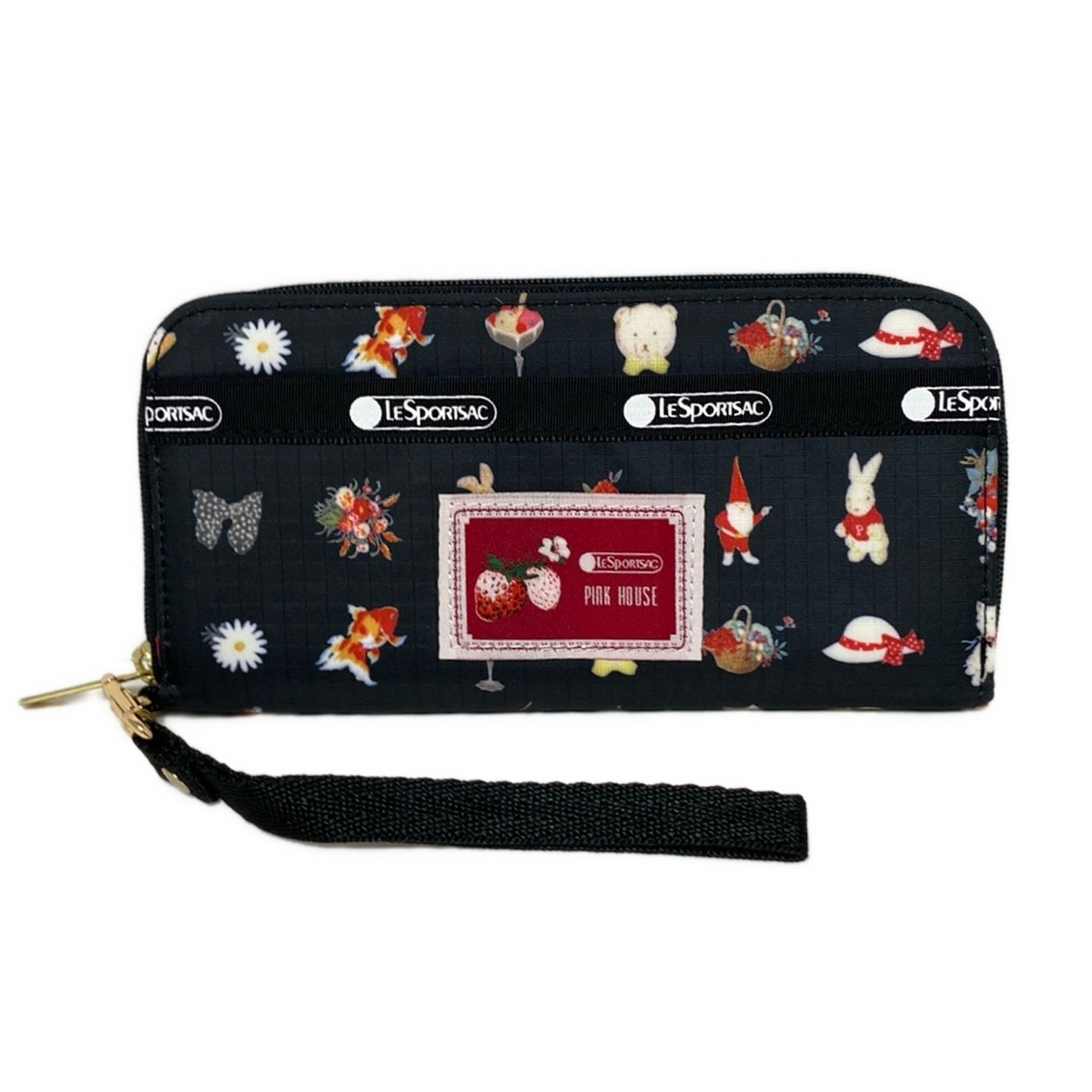 レスポートサック/長財布/テック ウォレット リストレット ピンク