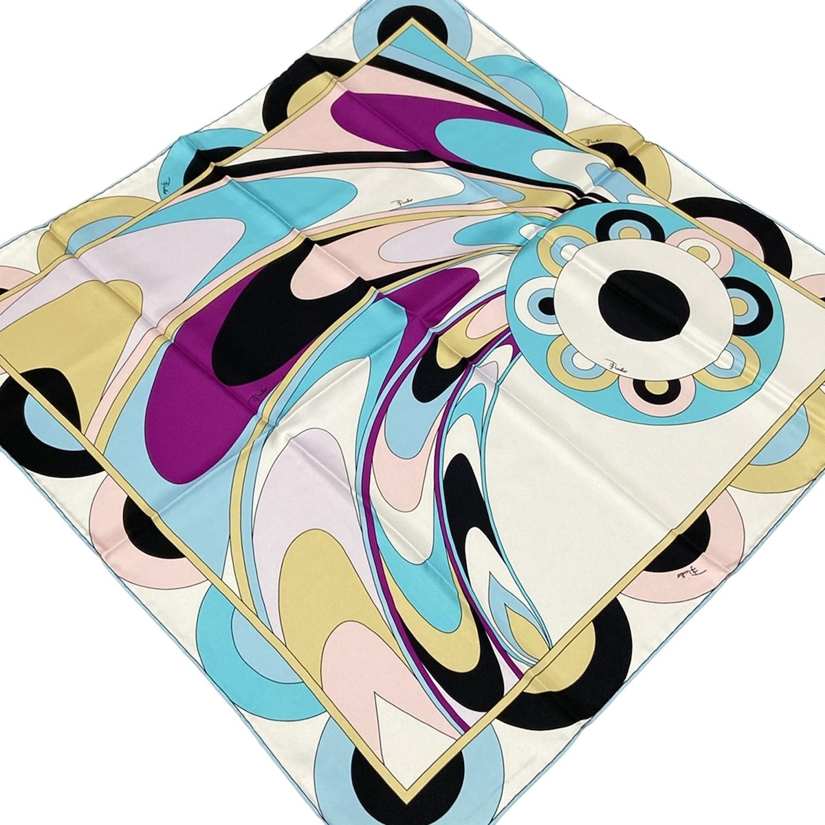 エミリオプッチ/スカーフ/白×ライトブルー×マルチの買取実績【ブラン