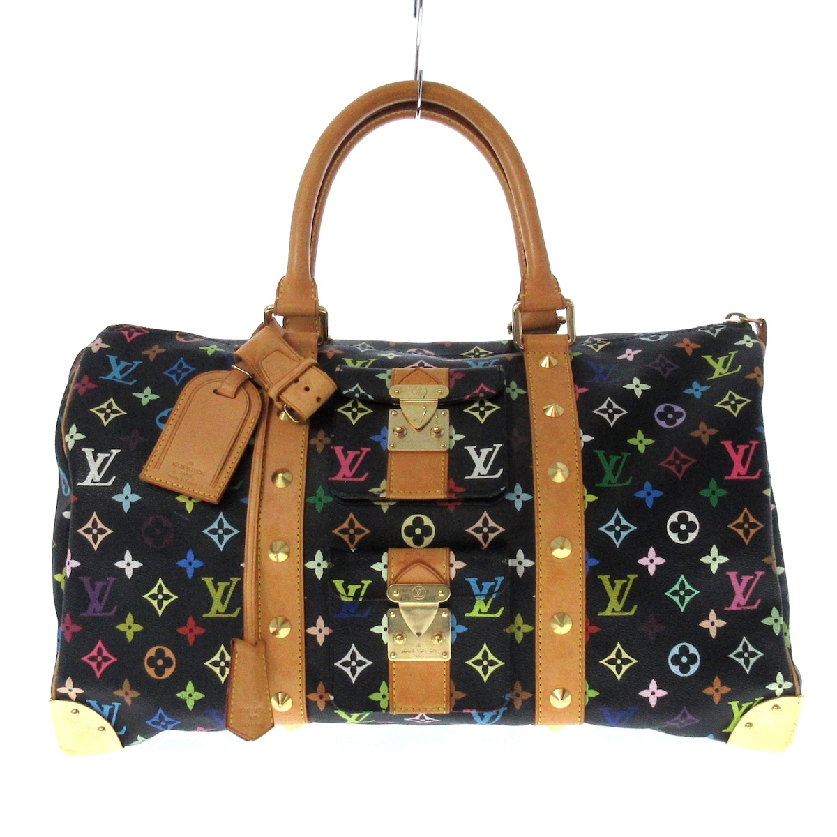 ルイヴィトン/ボストンバッグ/キーポル45/ノワール/モノグラム・マルチ