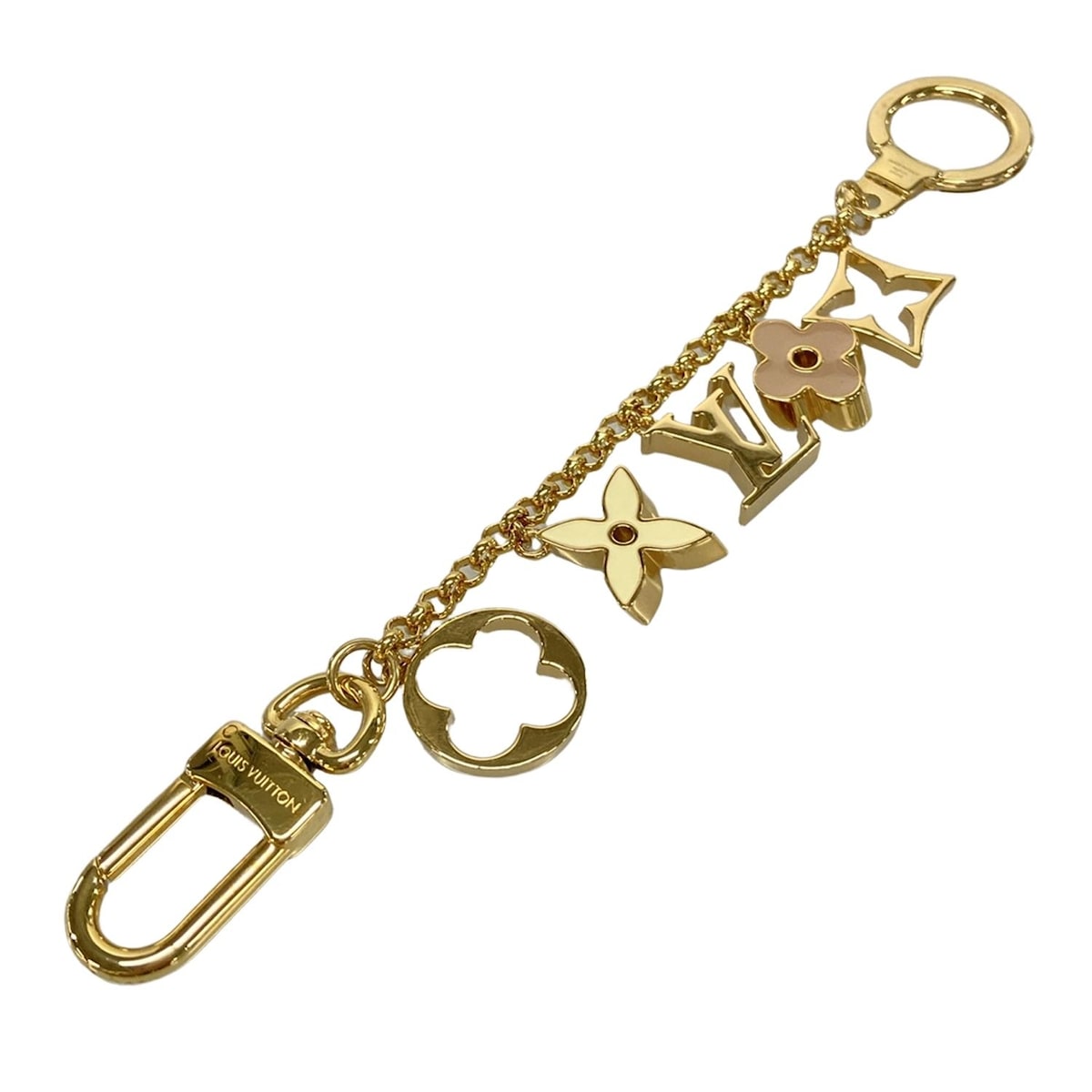 バッグ チャーム チェーン フルール ドゥ モノグラムのキーホルダー
