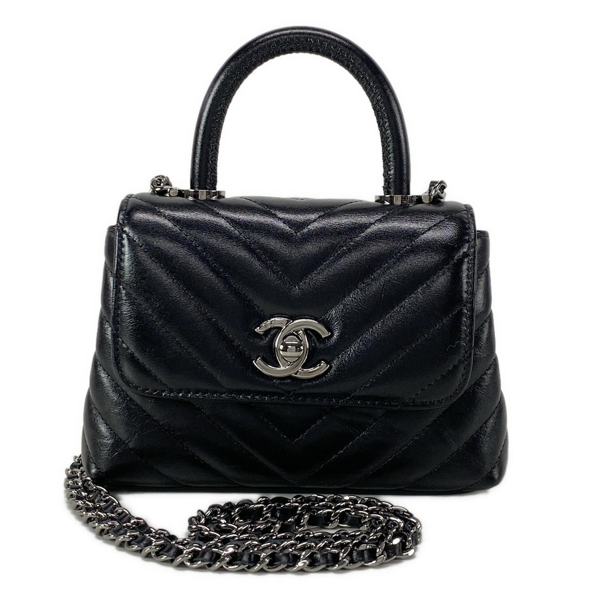 シャネル/ショルダーバッグ/チェーンクラッチ/ココハンドル エクストラ