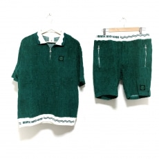 マークアンドロナ/メンズセットアップ/カーキ/サイズ：トップス48