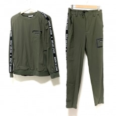 マークアンドロナ/メンズセットアップ/カーキ/サイズ：トップス48