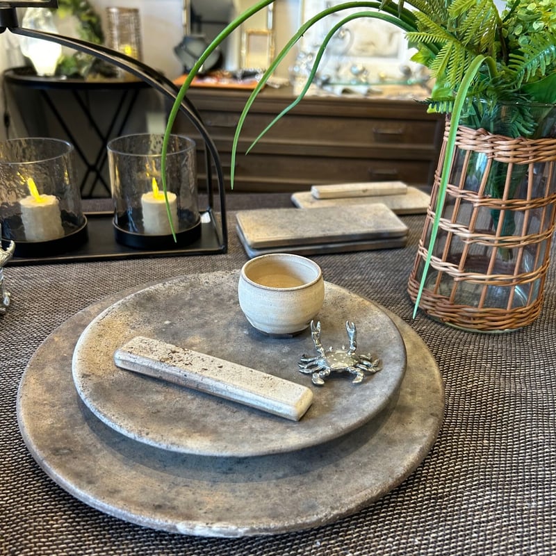 陶器「作家 大西誠一」 白丹波窯変 浅丸盛皿〈約20.5㎝〉 | FURACOCO