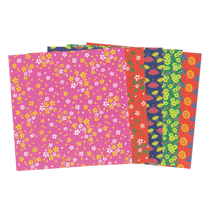 和紙千代紙（カサ） S100-21 15cm×15cm | おりがみ屋さんドットコム