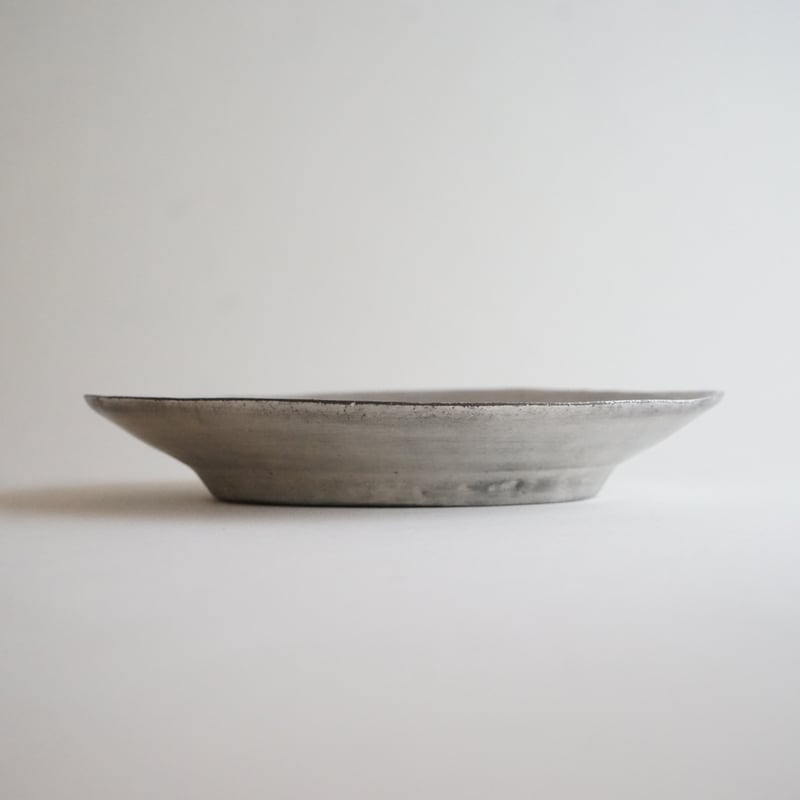 安藤雅信】銀彩ピュータープラター深皿 M | ギャルリ百草 online store