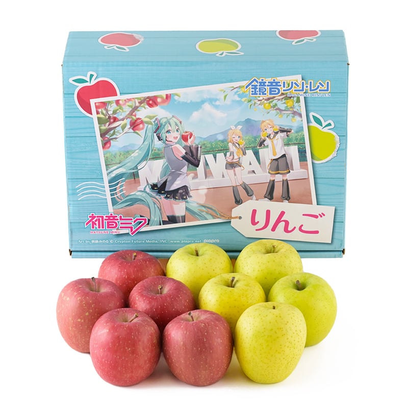 贈答用りんご「初音ミク×JAつがる弘前」コラボ第2弾 | 弘前ふるさと宅配便
