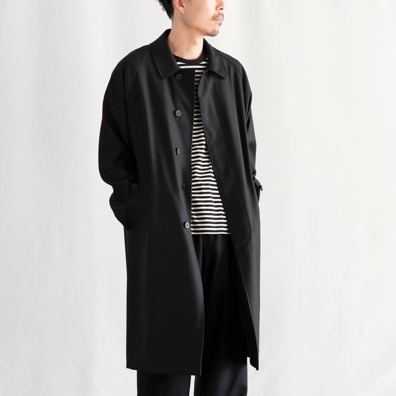 新見本工場 3日で1反コート メリノウール サイレントグレーサイズ2 尾