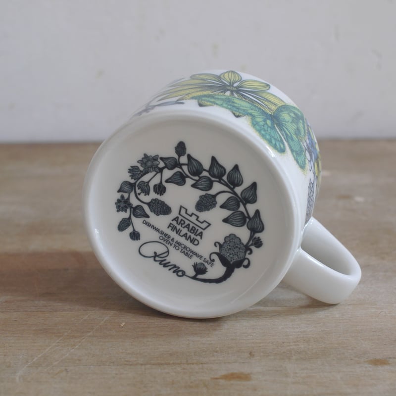B品【Vintage品】アラビア ARABIA ルノ Runo バタフライ ティーカップ