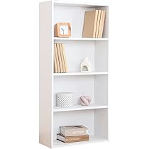 Amazon｜不二貿易 本棚 コミック収納ラック 4段 幅41.8×奥行18.5×高さ