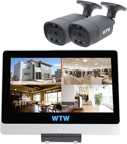 Amazon.co.jp: WTW 塚本無線 500万画素標準カメラ 黒 2台【PoE追加