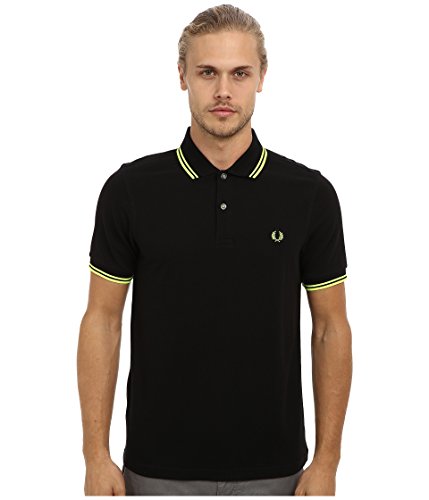 FRED PERRY】Black/Yellow Women's UK12 FRED PERRY】Black/Yellow