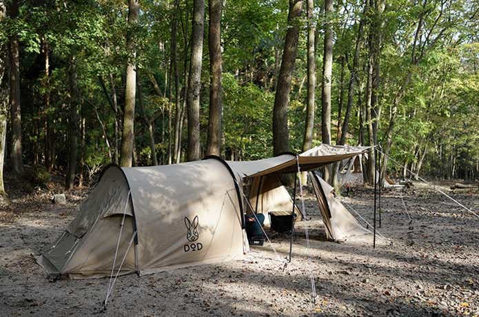 男の隠れ家”テントがDODから新登場！NEW「カマボコ」は火にも強いぞ