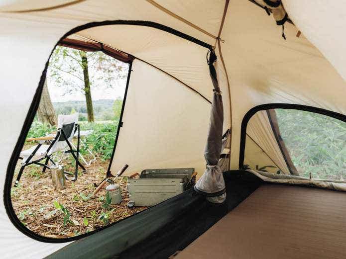 スノーピークの新作テント『ミニッツドームPro.air1』設営レポート